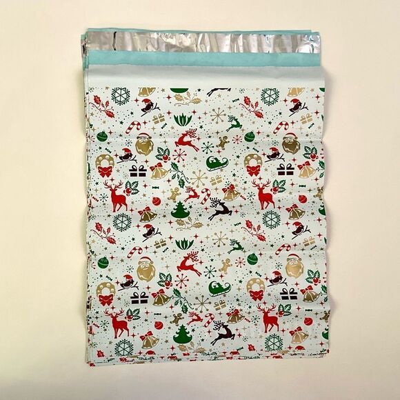 Christmas Print Poly Mailers - Picture 3 of 8